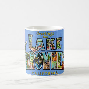 De Café Caneca Retro do Lago Arrowhead