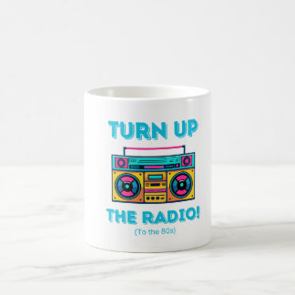 De Café caneca retrô dos anos 80