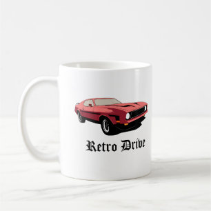 De Café Caneca Retro Drive – Carro Clássico dos Anos 80 Es