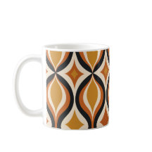 caneca Retro Golden Waves
