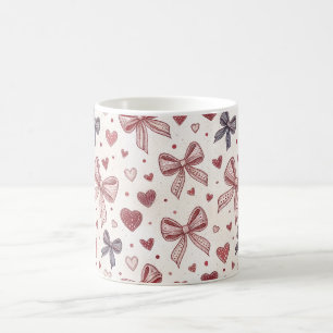 De Café Caneca Romântica com Arco e Coração Vintage
