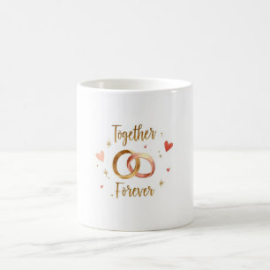 De Café Caneca Romântica Juntos Para Sempre