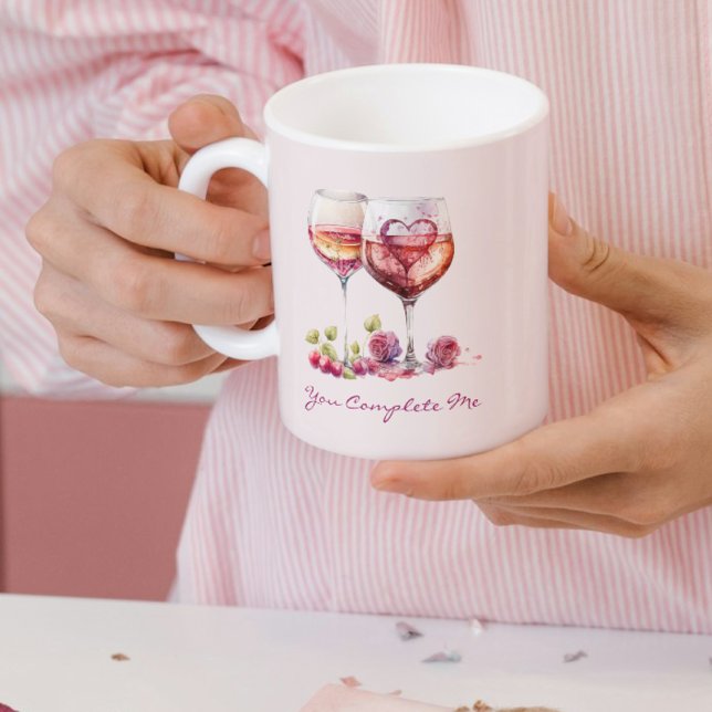 De Café Caneca Romântica – Você Me Completa Citação (Criador carregado)
