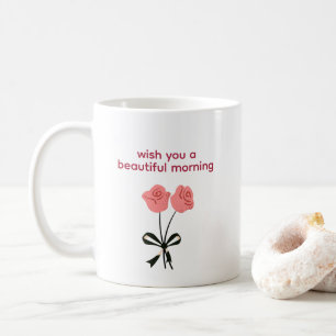 De Café Caneca Rosa Manhã Bonita