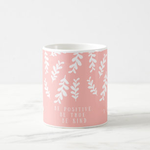 De Café caneca rosa motivadora para meninas e mulheres