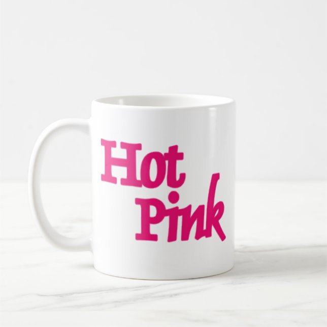 De Café Caneca Rosa Quente (Esquerda)