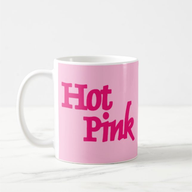 De Café Caneca rosa-quente (Esquerda)