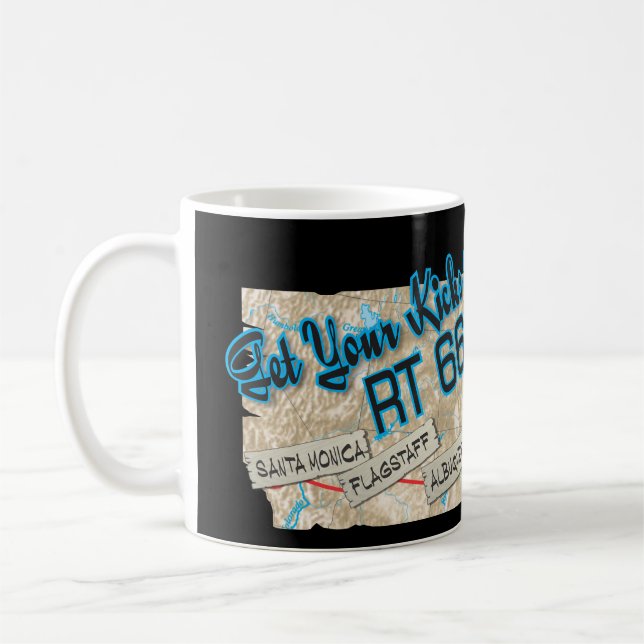 De Café caneca route 66 get your kicks (Esquerda)