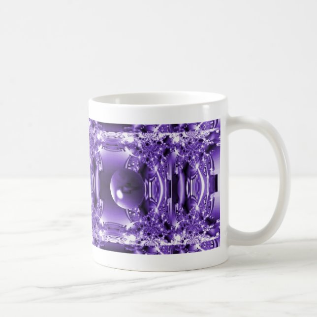 De Café Caneca roxa da decoração (Direita)