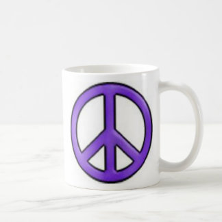 De Café Caneca roxa da paz