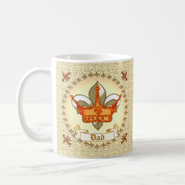 De Café Caneca Royalty King Coroa Papai (Esquerda)