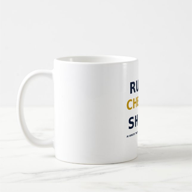 De Café Caneca Run It Check It Ship It — AI Escreveu a Con (Esquerda)