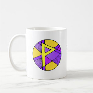 De Café Caneca Rune Wunjo Art Nouveau – ALEGRIA!