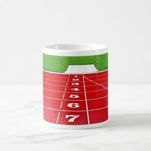 De Café Caneca Running da trilha do atletismo