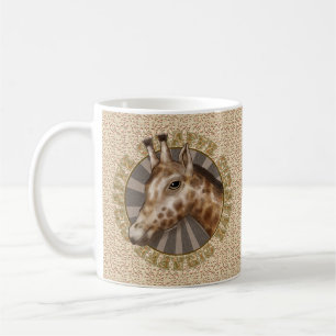 De Café caneca Safari Girafa