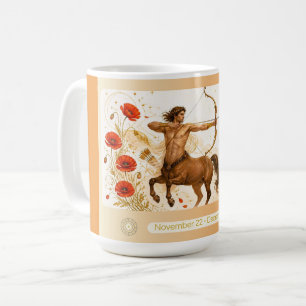 De Café Caneca Sagitário Arte Nova Poppy
