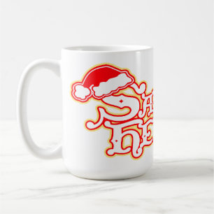 De Café Caneca sazonal vermelha do Natal do ajudante do