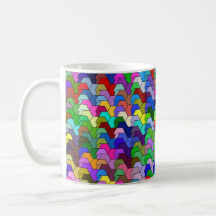 De Café Caneca Scalloped dos hexágonos 11oz