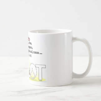 De Café Caneca secundária da classe da mancha
