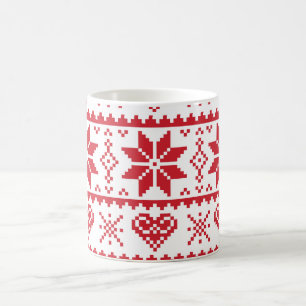 De Café Caneca sem emenda do Natal do teste padrão do