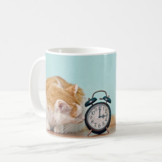 De Café Caneca Sempre Hora para Um Chá - O Presente Purrfe (Frente Esquerda)