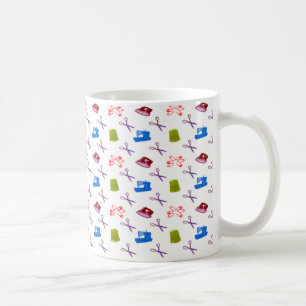 De Café caneca sewing do teste padrão