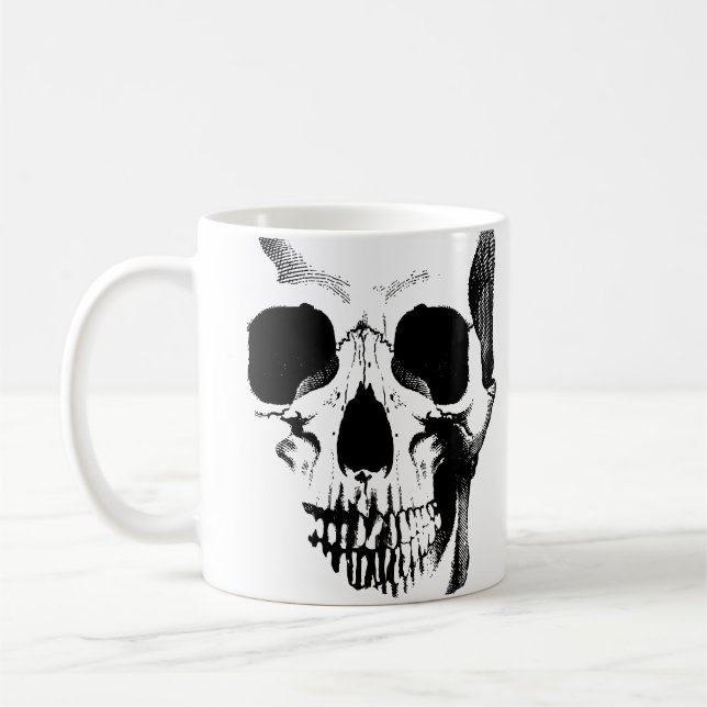 De Café Caneca Skull Face (Esquerda)