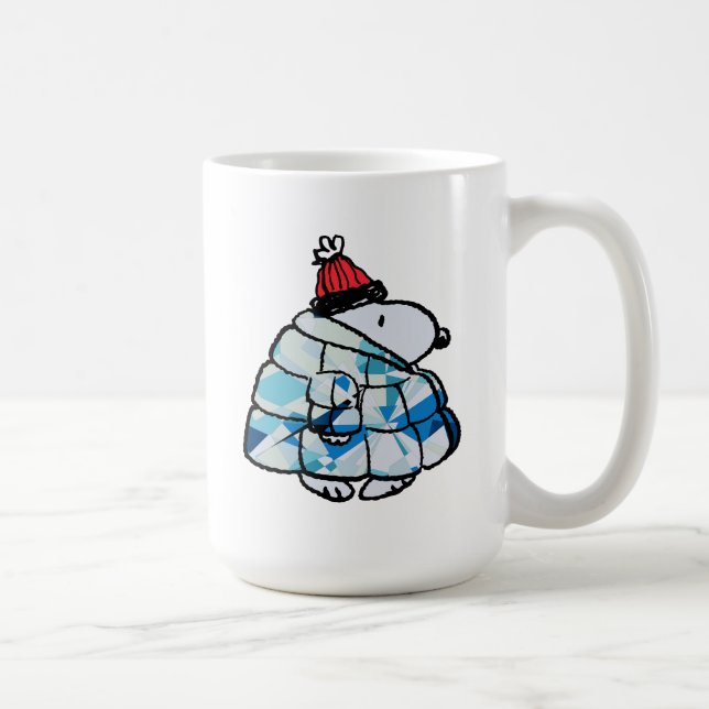 De Café Caneca Snoopy Winter Gem Puffer Jacket (Direita)