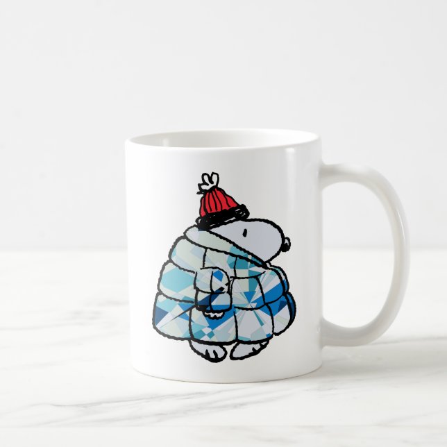 De Café Caneca Snoopy Winter Gem Puffer Jacket (Direita)