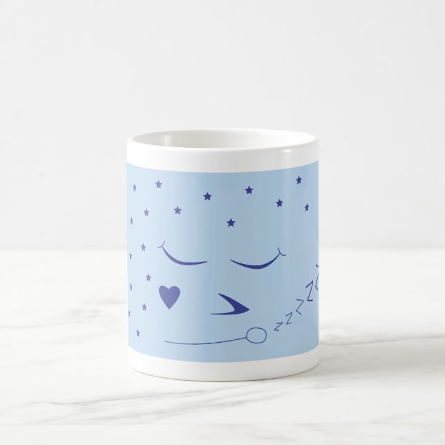 De Café Caneca sonolento da cara (Centro)