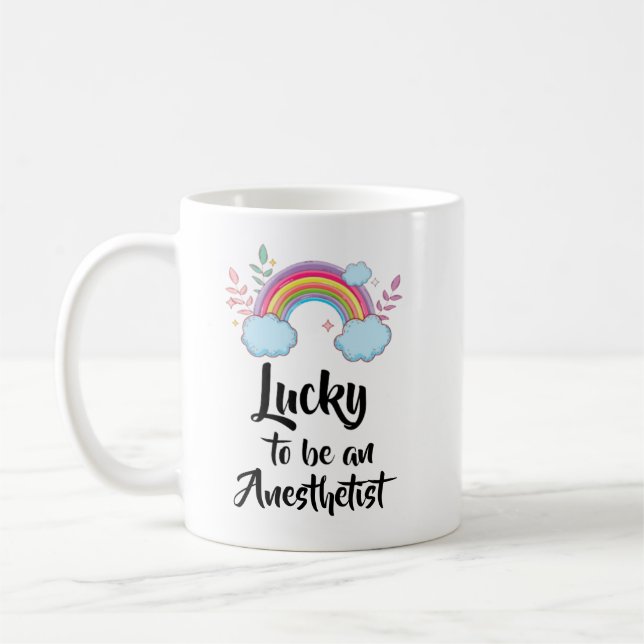 De Café Caneca Sortudo Por Ser Anestesiologista (Esquerda)