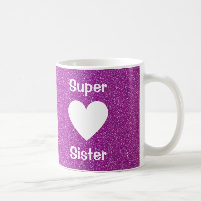 De Café Caneca super da irmã do coração roxo do brilho (Direita)