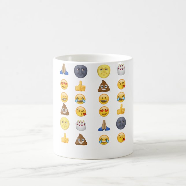 De Café Caneca superior da coleção do emoji (Centro)