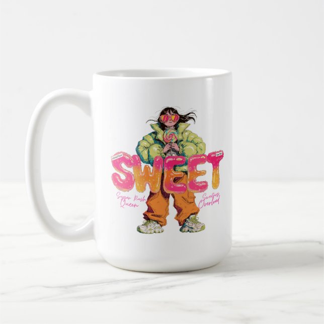 De Café Caneca Sweet Candy Girl (Esquerda)
