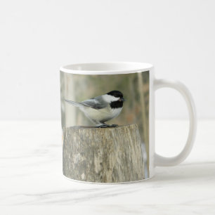 De Café Caneca tampada preto do Chickadee