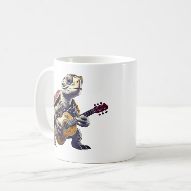 De Café Caneca Tartaruga rock and roll (Frente Esquerda)