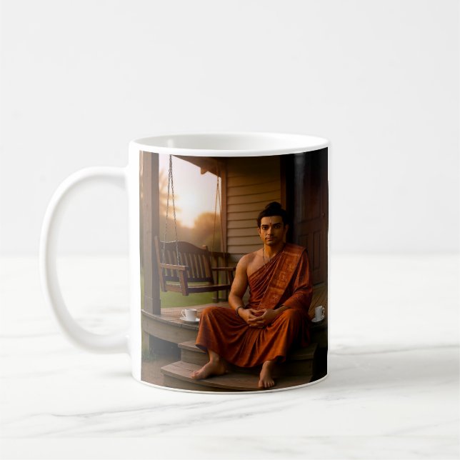 De Café Caneca Tempo Tranquilo Com Buda (Esquerda)