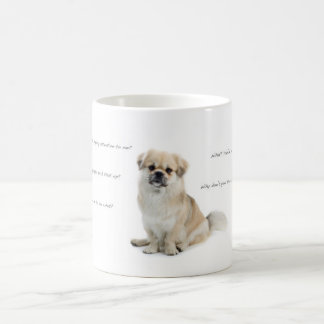 De Café Caneca tibetana do Spaniel