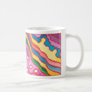De Café Caneca Tipsy do arco-íris