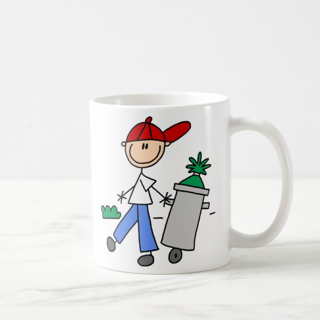 De Café Caneca Tomando o Lixo Fora (Direita)