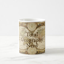 Caneca total do nerd da geografia