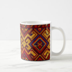 De Café Caneca transversal do teste padrão do ponto