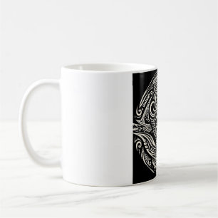 De Café caneca tribal estranha 2