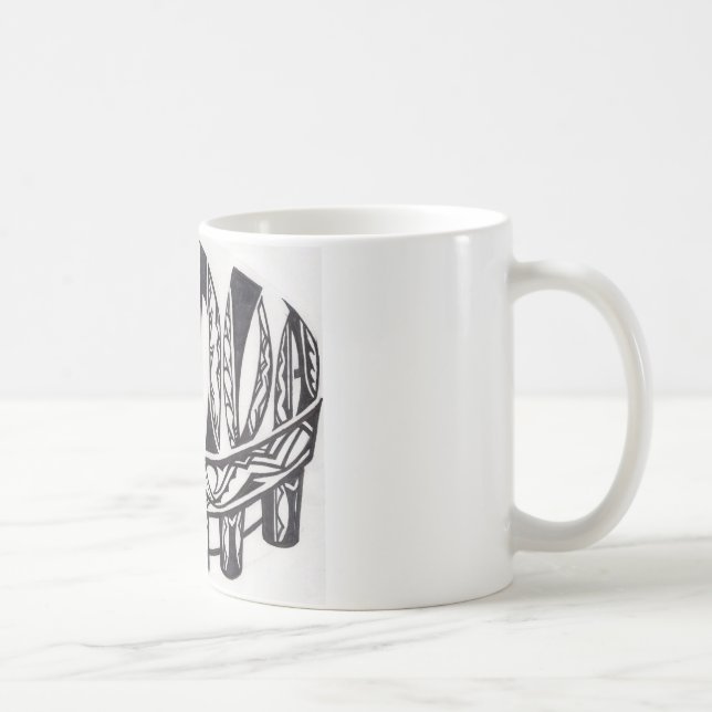 De Café Caneca tribal samoana do design (Direita)