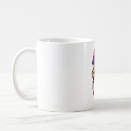 De Café Caneca Trippy Jellyfish – Neon Sea Vibes