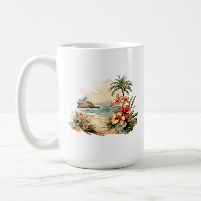De Café caneca tropical (Esquerda)