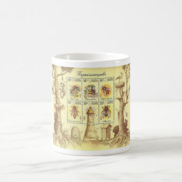De Café Caneca ucraniana da abelha da apicultura