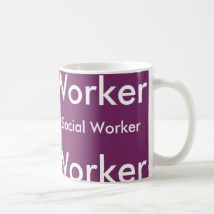 De Café Caneca unisex do assistente social