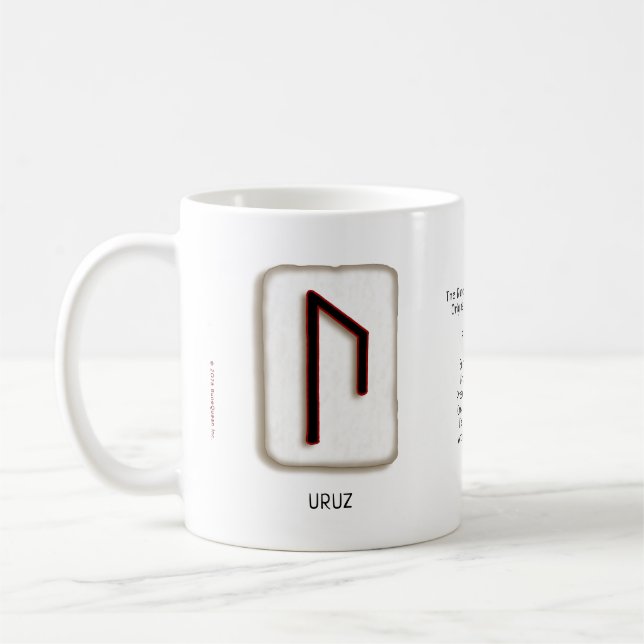 De Café Caneca Uruz RuneStone 330 ml (Esquerda)