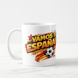 De Café Caneca VAMOS ESPANA   Pé no Futebol Patriótico Esp
